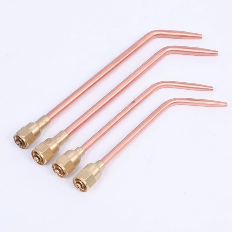 Welding Torch Handle 140T with W-J Welding Tip Acetylene Welding Tip Set Quartz Welding Torch