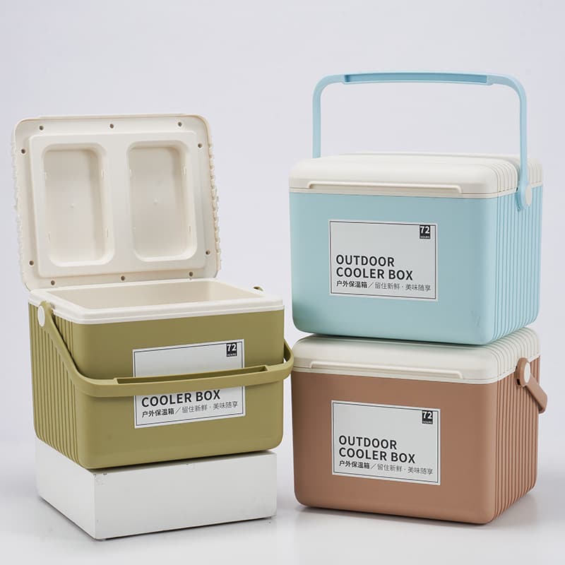 13L Outdoor Cooler Box Hand Carry Dopamine Gift Box Exquisite Gift Fresh Keeping Cooler Box Car Ice Bucket Fridge