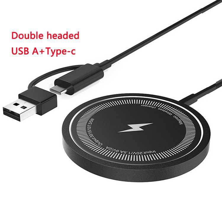 Wireless charger suitable for Apple mobile phone 15W wireless fast charging magnetic multi-port charger aluminum alloy