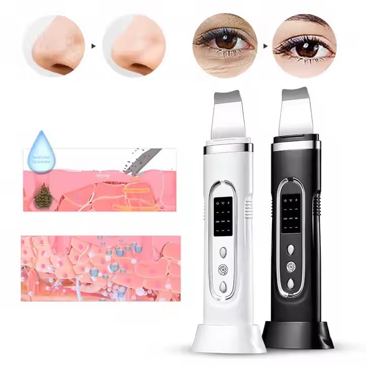 Cross-border Trade Exclusive Ultrasonic Skin Spatula Beauty Device Negative Ion Amazon Same Style Ultrasonic Knife Import Machine