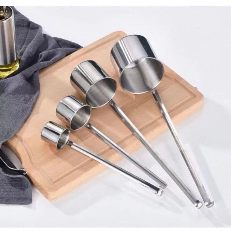 Stainless Steel Wine Dipper Alcohol Measure Funnel Household Thickened Various Sizes Wine Ladle Oil Funnel One-Two Liang Jin Barware