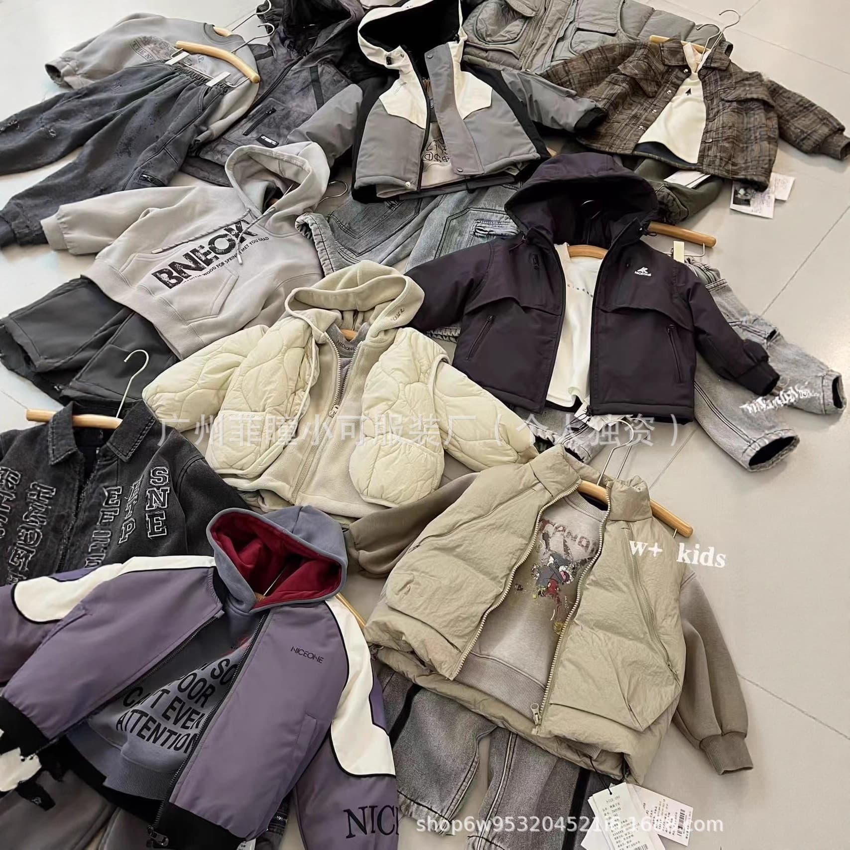 Balabala children's wear, autumn/winter stock, children's clothing factory direct purchase, Huzhou Zhili children's down jackets.