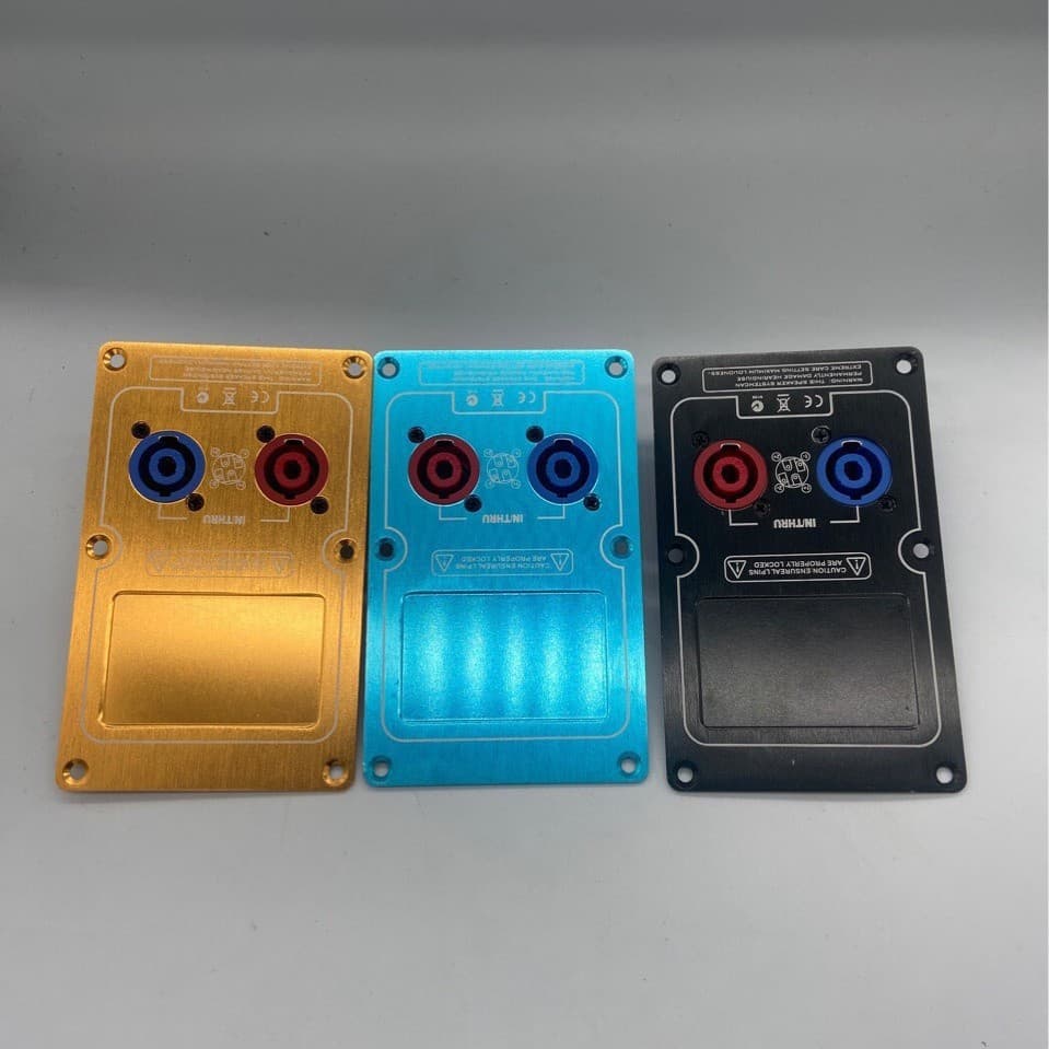 Multicolor Premium Aluminum Alloy Plate Speaker Multifunctional Aluminum Plate 90mm 145mm Aluminum Alloy Plate