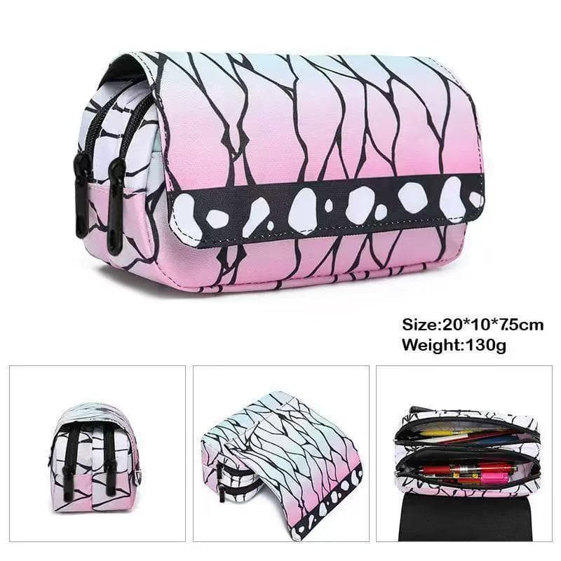 2025 school semester campus student pencil case flip-top pencil case cross-border carrying cosmetic bag large capacity storage bag