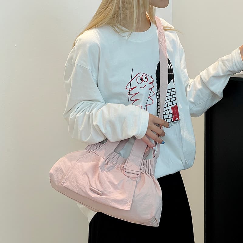 Colorful Fox Handbag Korean-Style Niche Design Shoulder Crossbody Bag Lightweight Casual Foldable Cloud Bag