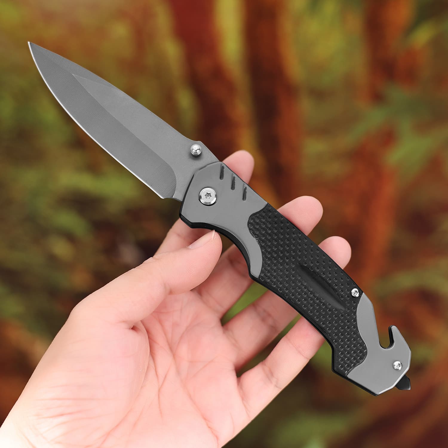 Outdoor Multi-Purpose Tactical Multifunctional Knife Camping Folding Knife Stainless Steel Folding Knife Portable Pocket Fruit Knife
