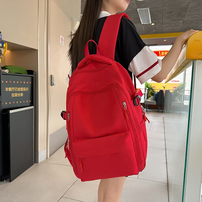 Stylish New Preppy Backpack for Middle and High School Students Casual Minimalist Lightweight Commuter Versatile Large Capacity Backpack