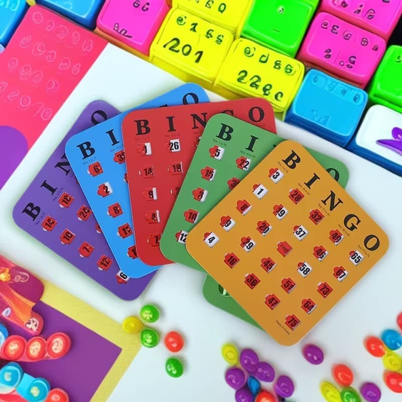 Cross-border Bingo Game Cards Logic Thinking Number Lottery Board Game Paper