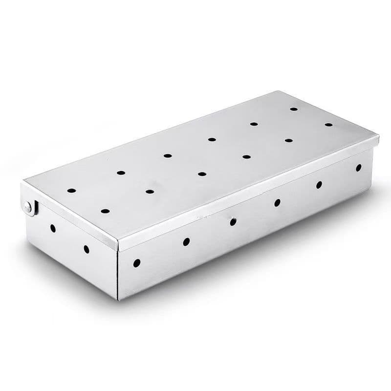 Wholesale stainless steel smoke boxes, barbecue grills, charcoal-specific aromatherapy boxes, fruitwood and sandalwood boxes for smoking meat and outdoor barbecue equipment.