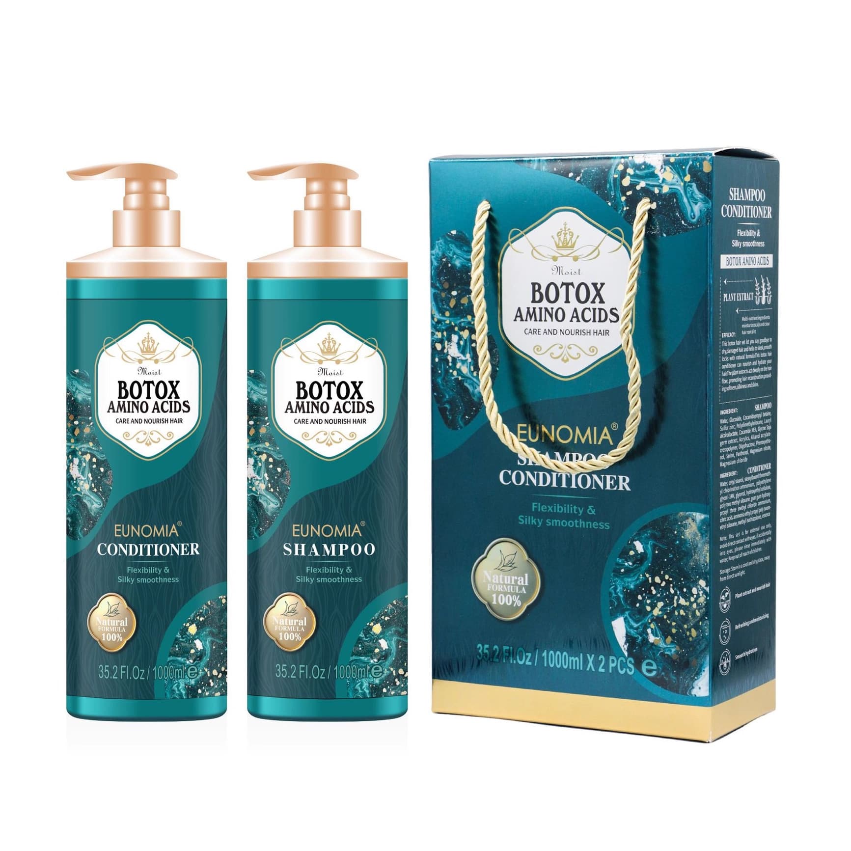 BOTOX Oil-Control Shampoo for Foreign Trade, Long-Lasting Fragrance Nourishing Conditioner Hair Care Set