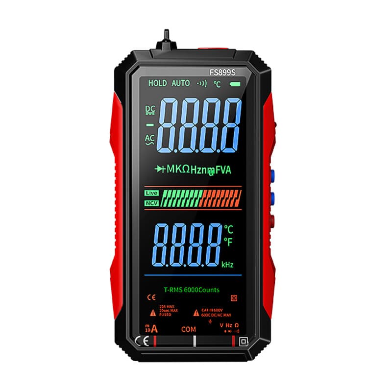 Smart Anti-Burn Electrician Repair Test Continuity Portable Multimeter High-Precision Auto-Ranging Full-Screen Voice Multimeter