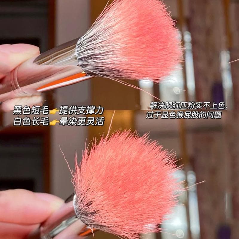 Pointillism Brush Makeup Brush Blush Loose Powder Eyeshadow Brush for Setting Makeup, Professional Makeup Artist Use, 2022 Cross-Border Blush Brush