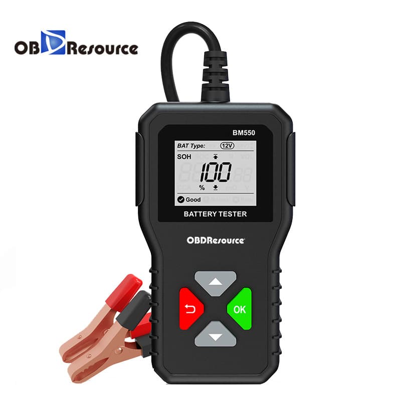 Bm550 Professional Battery Tester 6V 12V 24V Three-in-One Lifetime Battery Analysis Instrument
