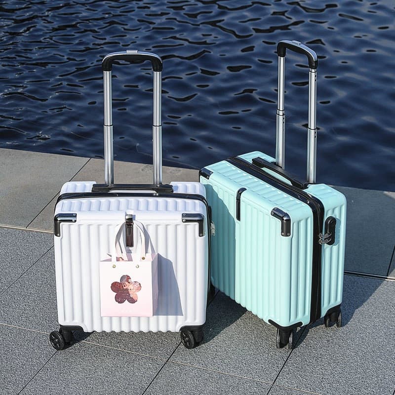 Suitcase Women 18-Inch Small Rolling Luggage Carry-On Small Password Box New Travel Case Men 20 Universal Wheels