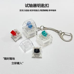 Switch Tester Gateron Blue Brown Black Green Keychain Stress Relief Key Switch Mechanical Keyboard Switch