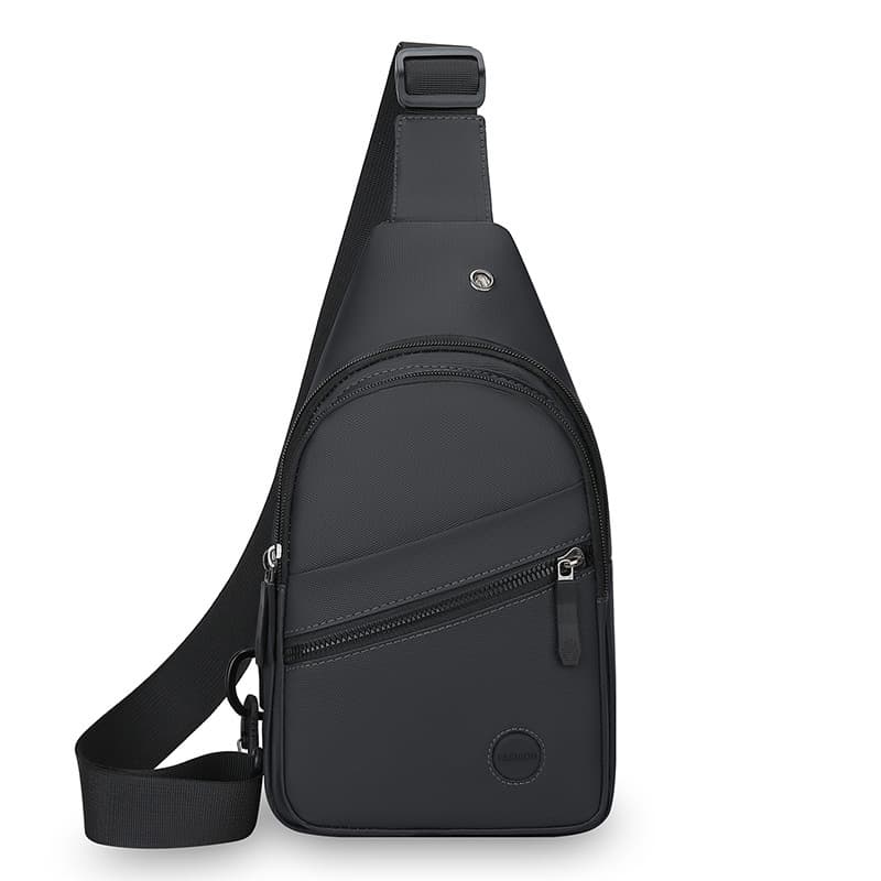 Korean-style trendy chest bag for men, casual and fashionable, large-capacity Oxford cloth, sports, waterproof, durable, single-shoulder crossbody bag
