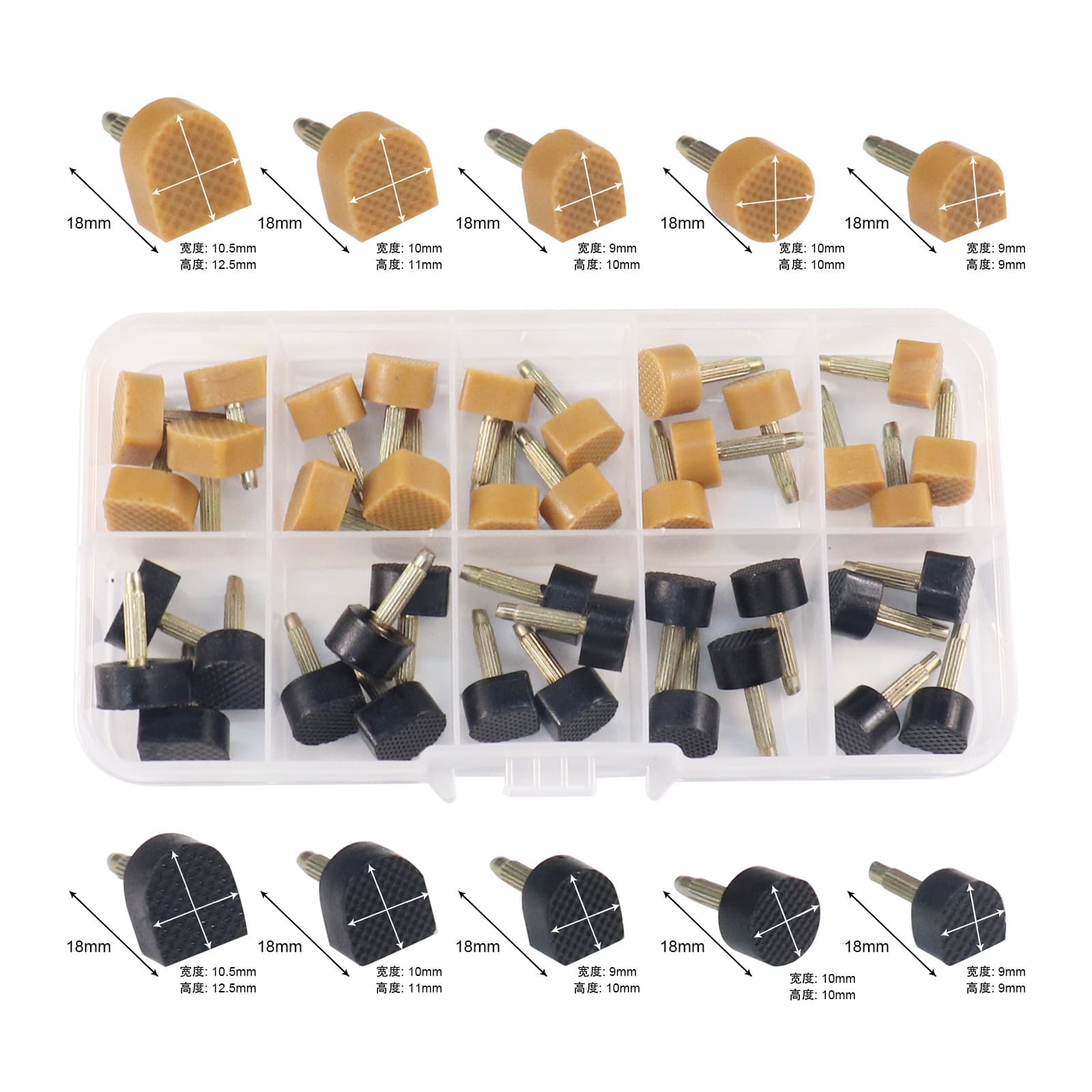 T Shoe Nail Accessories Silent Heel Replacement Anti-Slip Heel Nail Shoe Repair Nail Heel Thin Heel Black Wear-Resistant TPU Material