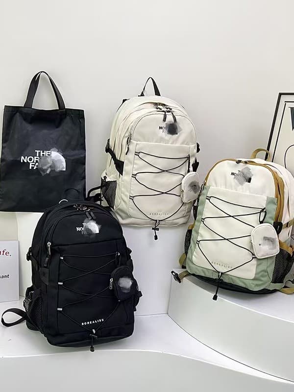 Korean Trendy Student Backpack for Men and Women Couples Middle High School College Bookbag Casual Travel Outdoor Bag