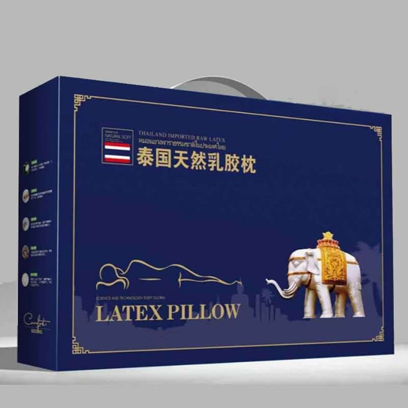 Factory direct sales of Thai latex particle pillows, company sales promotion gifts, adult cervical spine support, natural latex pillow cores wholesale.