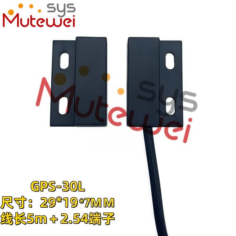 GPS-30L left outlet door magnetic switch sensor normally open reed switch magnetic switch with wire proximity switch