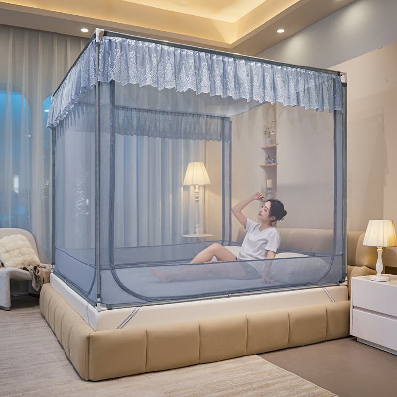 Mosquito Net Anti-Fall for Home, Anti-Mosquito Baby Mosquito Net for Bedroom, Dust-Proof Children's Bed Rail, Anti-Fall Bed Mosquito Net, All-Season Universal