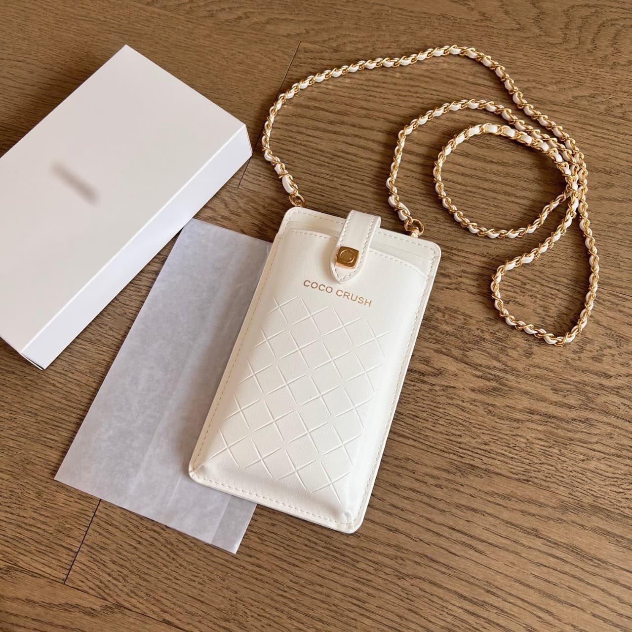 New Counter Gifts, Limited Edition Chain Mobile Phone Bag, Accessible Luxury Vertical Mini Card Holder Crossbody Bag