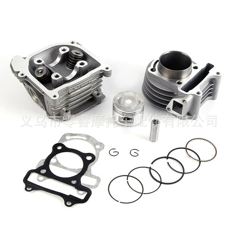 GY6 50 60 80 100 Cylinder Kit GY6 Cylinder Head 50mm Modified 100CC Cylinder Sleeve Assembly Piston