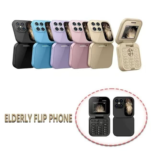 Cross-border trade original factory MTK-i17pro flip phone, dual SIM dual standby non-smart #mini small phone 2G keypad