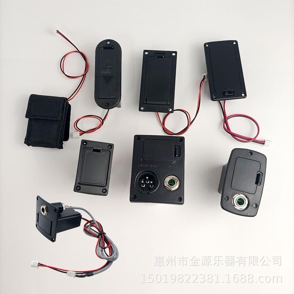 Acoustic Guitar EQ Pickup Battery Box Silent Guitar Pickup Battery Box 9V Battery Box Battery Compartment