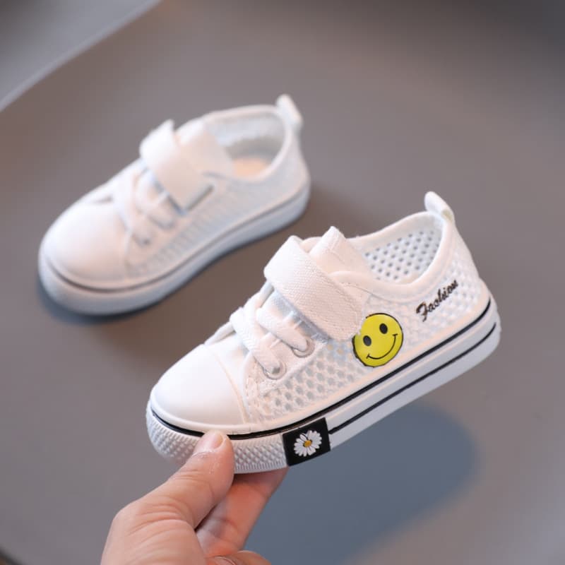 [Clearance] Hollow Mesh Baby Solid Sole Summer Children's Board Shoes Casual Breathable Walking Shoes for Boys and Girls