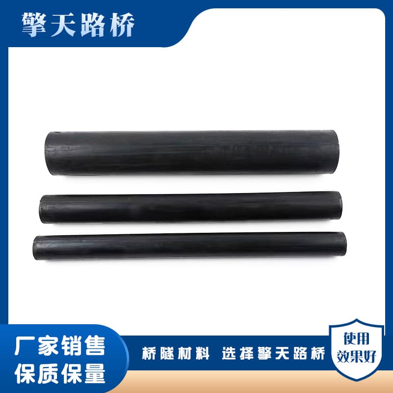 Neoprene rubber rods, round sealing strips, Qintian Road & Bridge, anti-collision rubber rods, black neoprene buffer rods.