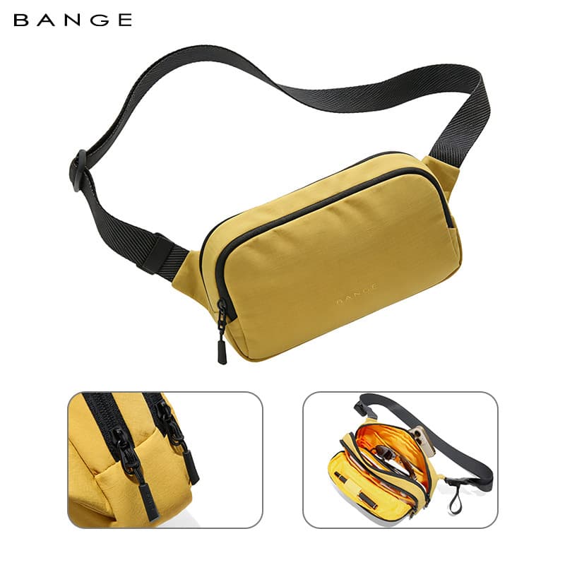 BANGE new women's chest bag crossbody bag casual portable mobile phone bag men's and women's Korean style fashion storage bag waist bag