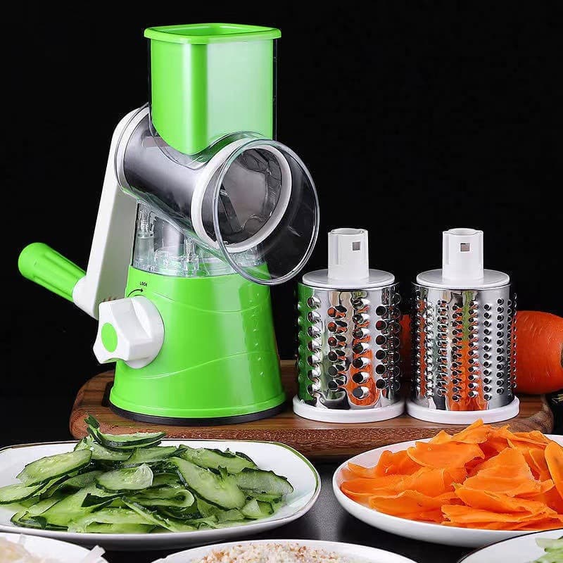 Cross-border multi-function drum vegetable cutter hand-cranked kitchen shredder household grater vegetable slicer multi-purpose
