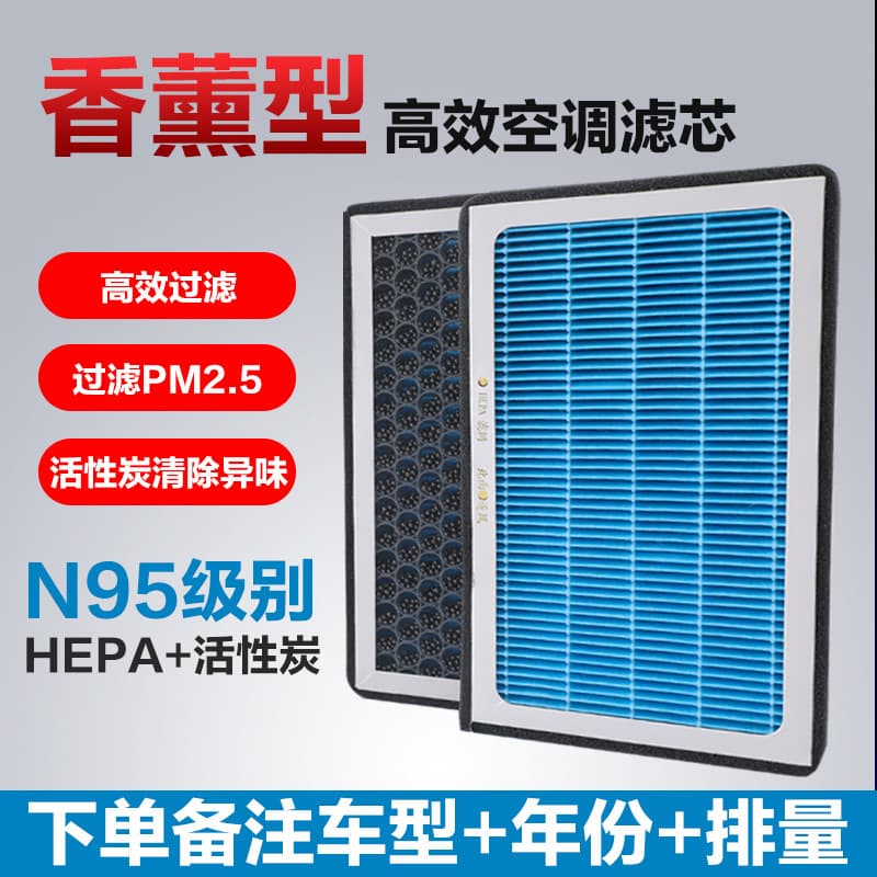 Aromatherapy Car Air Conditioning Filter Compatible with Honda Accord 10th Gen Half, CRV, Civic, Fit, City, Breeze, Vezel, XRV