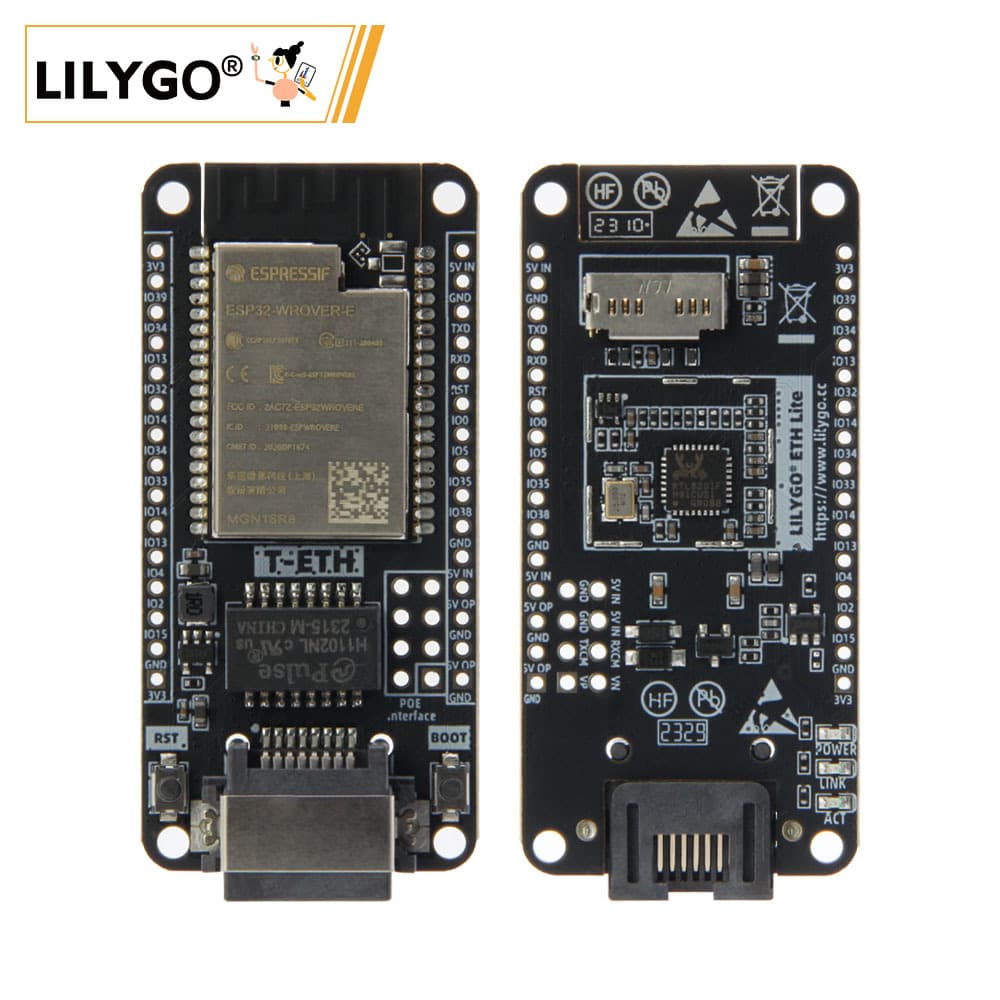 LILYGO® T-ETH-Lite Development Board ESP32 ESP32-S3 Expandable W5500 Ethernet Module