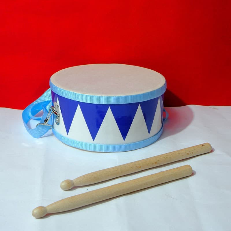 Beibeimiao Double-sided Snare Drum Children's Drum Instrument Hand Drum Kindergarten Teaching Aid Orff Percussion Instrument