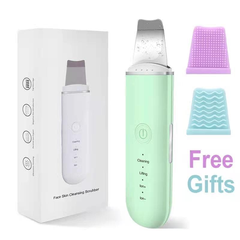Cross-border New Blackhead Removal Tool for Comedone and Pore Cleansing with Microcurrent Ion Export Beauty Ultrasonic Skin Spatula