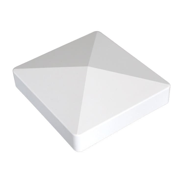 Manufacturer Direct White PVC 4-inch Post Cap 5-inch Post Cap Classic Style England Gothic Post Cap