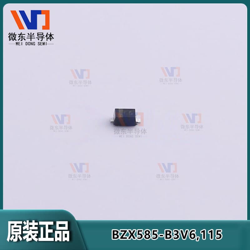Nexperia Zener diode BZX585-B3V6,115, SOD-523 package, marking C5, 3.6V