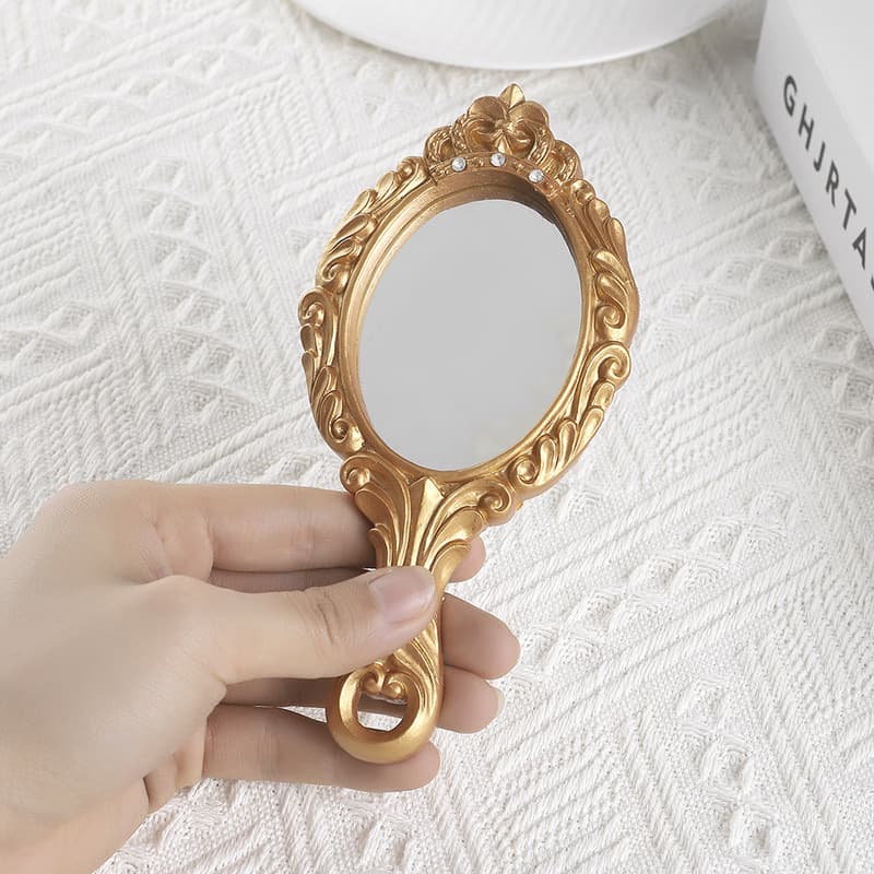 New Cross-Border Home Decorative Framed Small Mirror Creative Party Favor Gift Dressing Mirror
