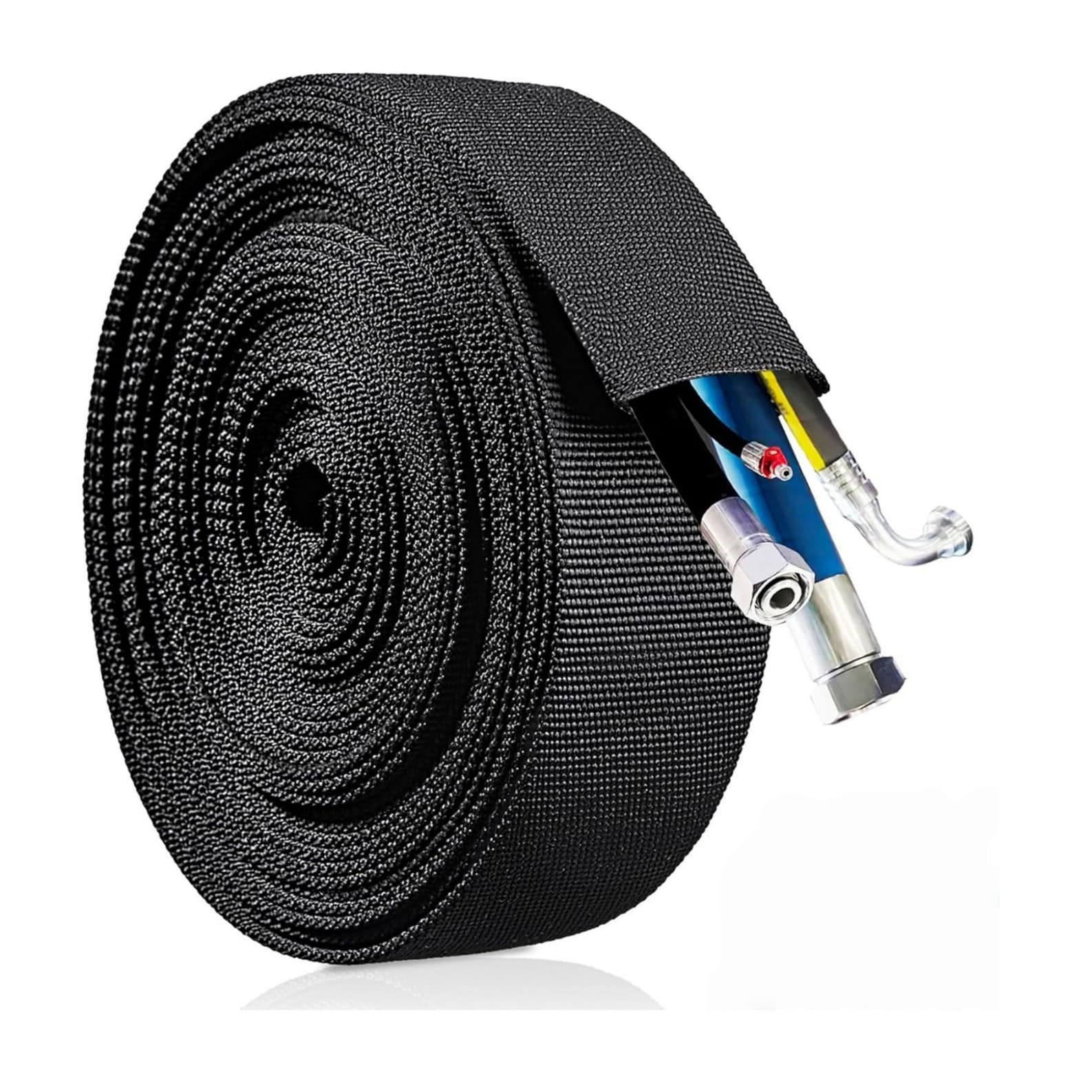 Cable Protection Sleeve Hollow Nylon Webbing Cable Hose Sleeve for Home Use