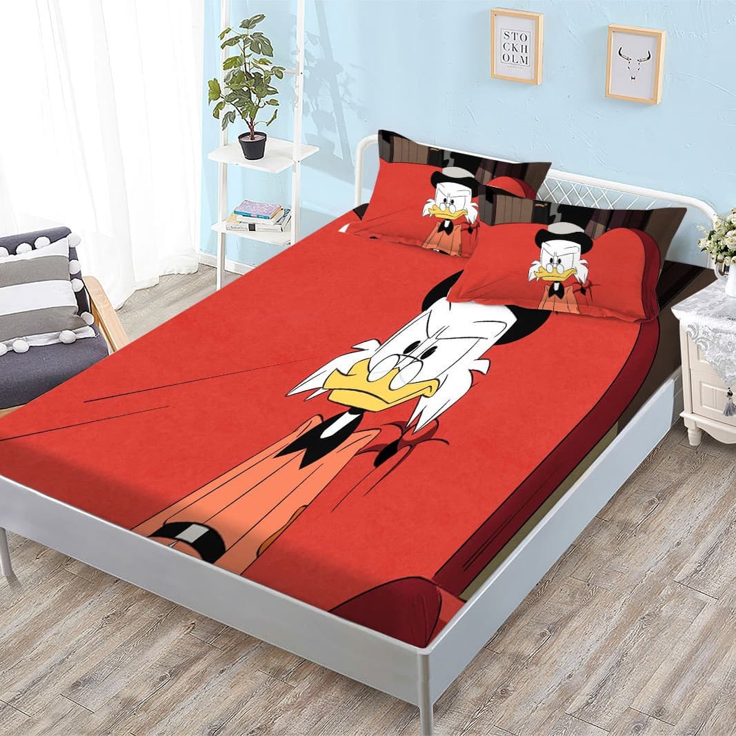 Cross-border Mi Mouse fitted sheet, customized digital printed mattress, all-inclusive anti-slip protective cover, bedspread, source factory