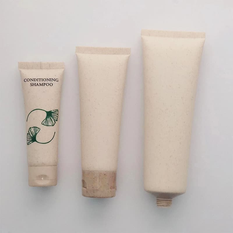 Direct Supply from Manufacturer: Multiple Sizes of Wheat Straw Shampoo Tubes for Cosmetics, Facial Cleanser, Toothpaste, and Hand Cream