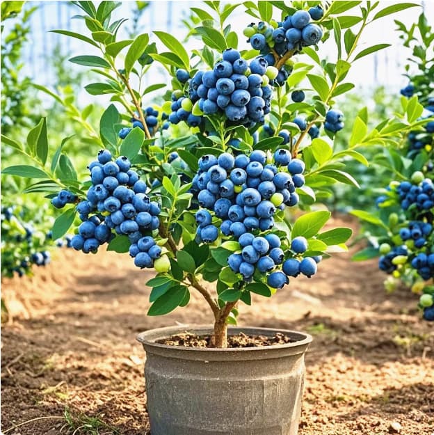 Blueberry Seeds Blueberry Seedlings for Indoor and Outdoor Balcony Garden Potted Plants Easy to Grow Multiple Varieties Four Seasons Planting