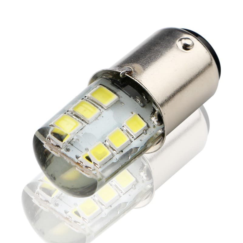 Automotive LED Reverse Light Brake Light 1156 2835 3014 Silicone Lamp 48 LEDs 1157 Steady + Strobe