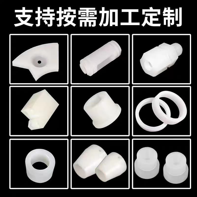 White PVDF sheet material, PVDF round rods semi-transparent acid and alkali resistant high-temperature polyvinylidene fluoride, processable with zero-cutting