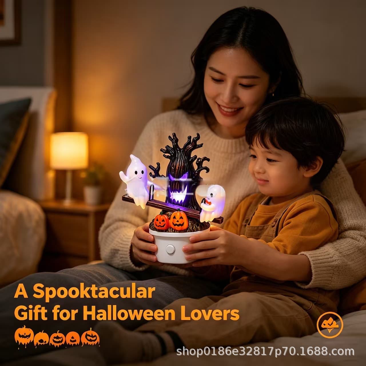 Creative Resin Night Light, Ghost Night Light, Home Decoration, Halloween Collection Souvenir, Halloween Decoration
