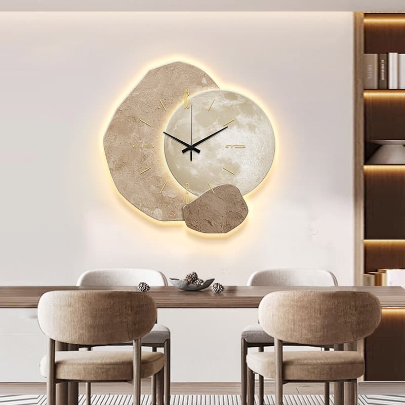 Cross-Border Hot-Selling Simple Modern Wall Clock for Living Room 2026 New Model High-End Restaurant Decorative Clock Creative Wall Clock