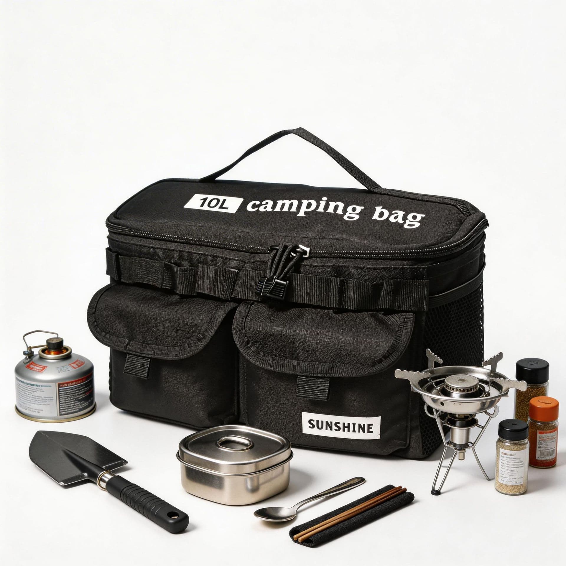 Large capacity portable thermal bag waterproof bag outdoor travel picnic bag waterproof camouflage storage bag outdoor storage