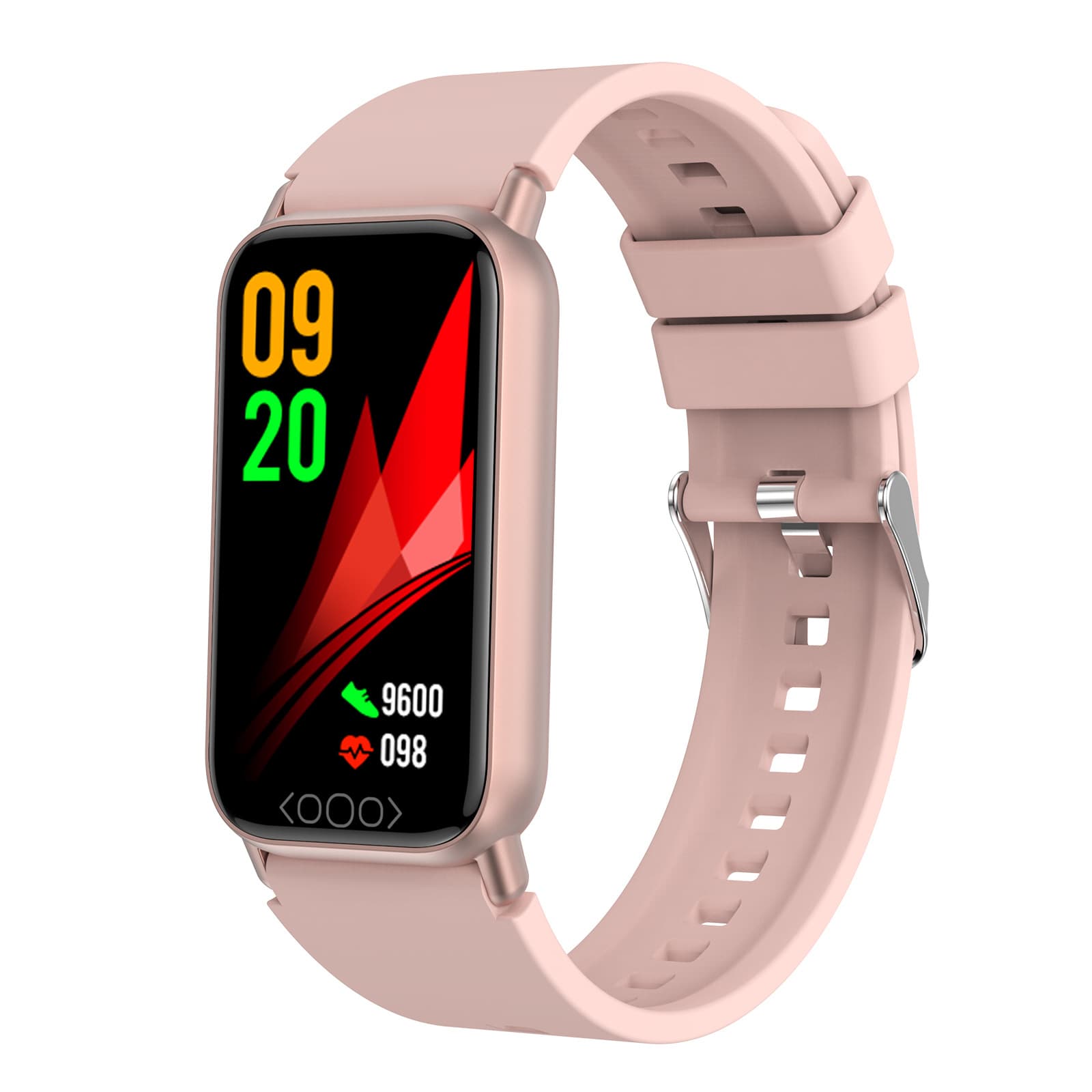 TK72 Smart Watch with Sleep Monitoring, Heart Rate, Blood Pressure, Blood Oxygen, Social, Bluetooth, Multi-Sport Modes